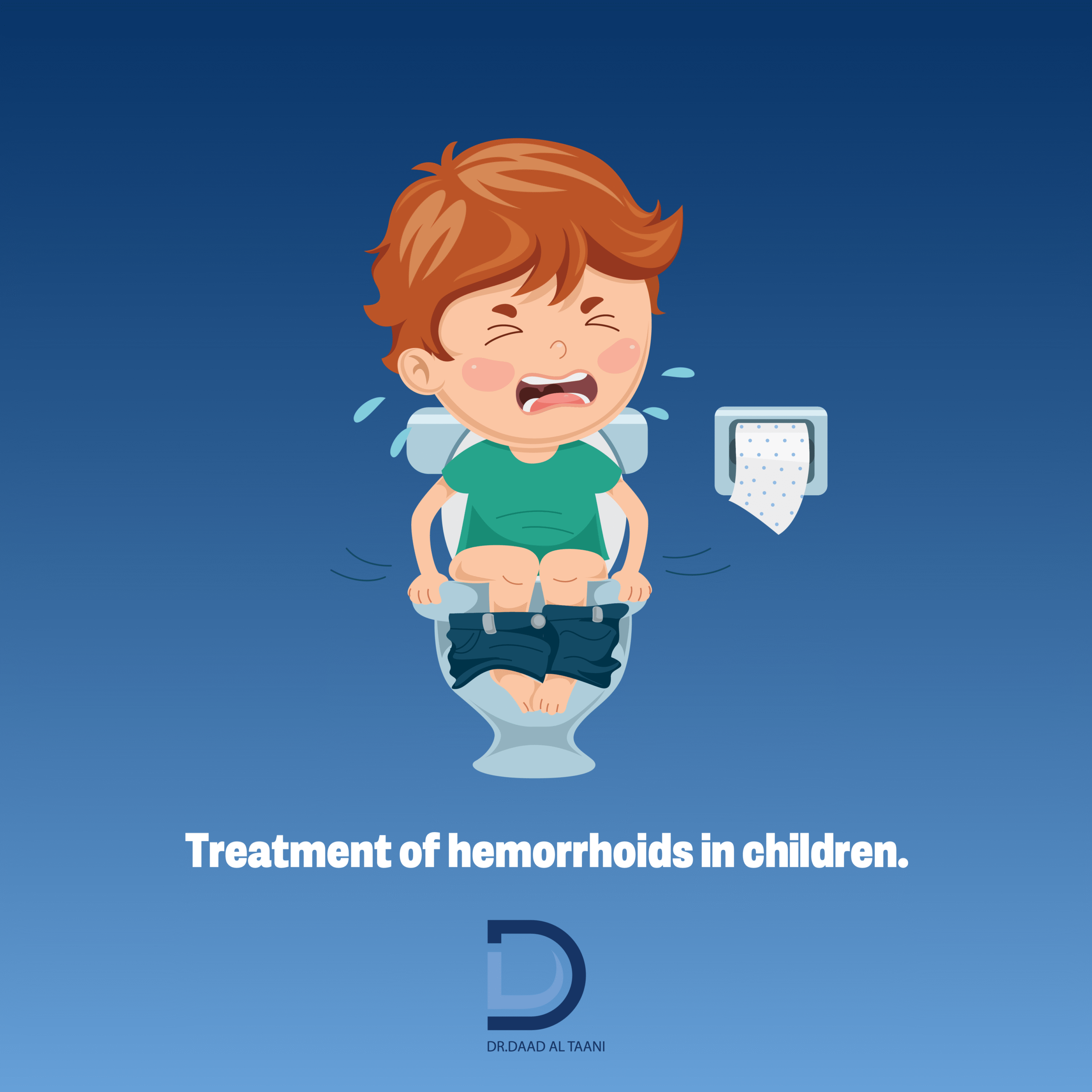 Hemorrhoids in Children Causes, Diagnosis, Treatment, and Prevention with Dr. Daad Al-Taani's Clinic, the Best Hemorrhoid Specialist in the UAE