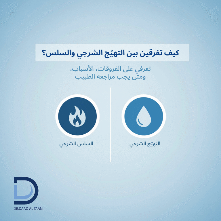 كيف تفرقين بين التهيّج الشرجي والسلس؟ مع عيادة د. دعد الطعاني افضل طبية بواسير فى الامارات