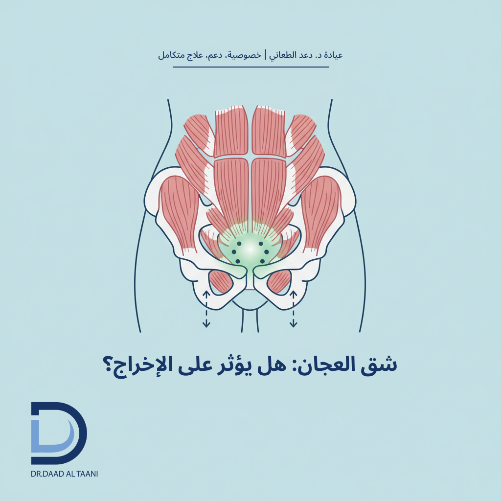 شق العجان هل يؤثر على الإخراج؟ مع عيادة د. دعد الطعاني افضل طبية بواسير للنساء فى دبى